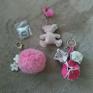 Bundle of 4 keychains & charms